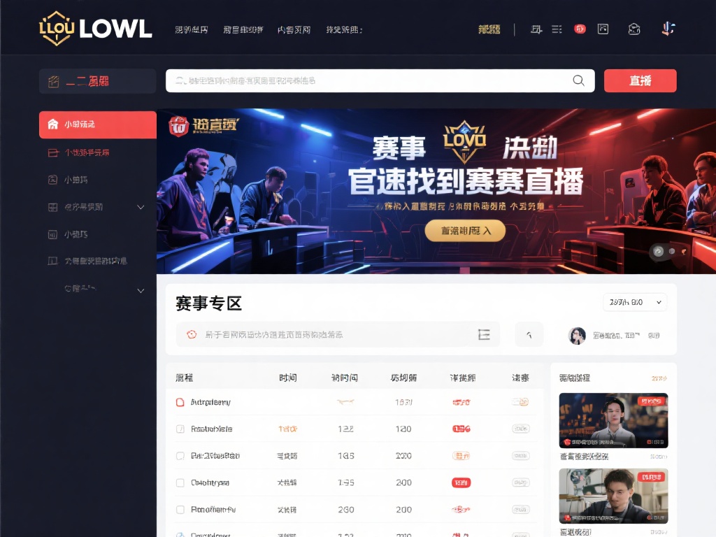 在LOL官方网站获取最新赛事直播资讯 二、如何在官网快速找到赛事直播信息
对